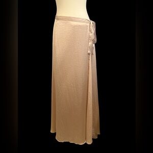 Taylor & Sage Elegant Blush Pink Maxi Skirt